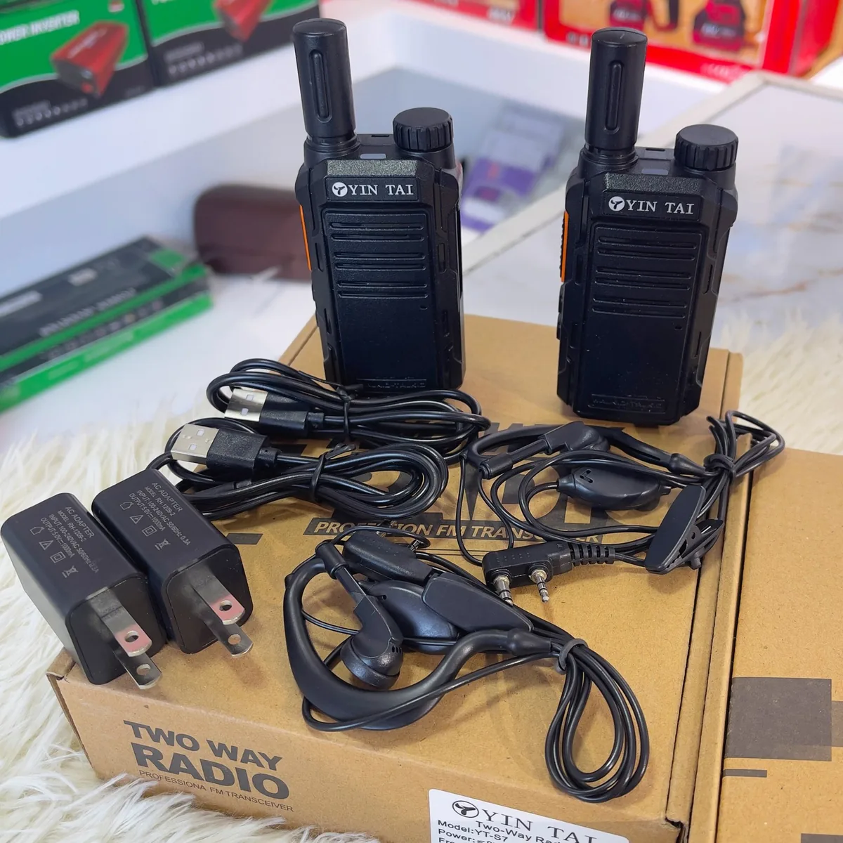 Kit de Radios de Comunicación YIN TAI YT-S7 — 2 Unidades